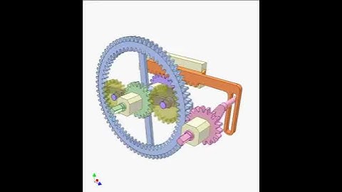 Cơ cấu thanh và bánh răng thanh răng Gear, rack and linkage mechanism 3