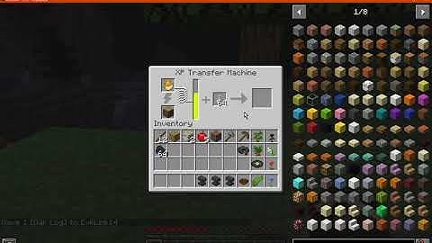 XP Storage System 1.15.2 Forge Mod Overview