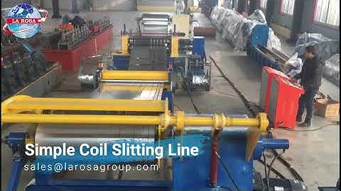 Simple slitting line - SL 0.3-2 x 1250 mm