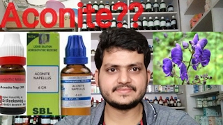 ACONITE NAPELLUS!! Homeopathic medicine?explain!