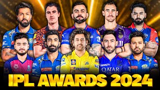 Firse RCB 😍 VIRAT,DHONI,CUMMINS in IPL AWARDS 2024