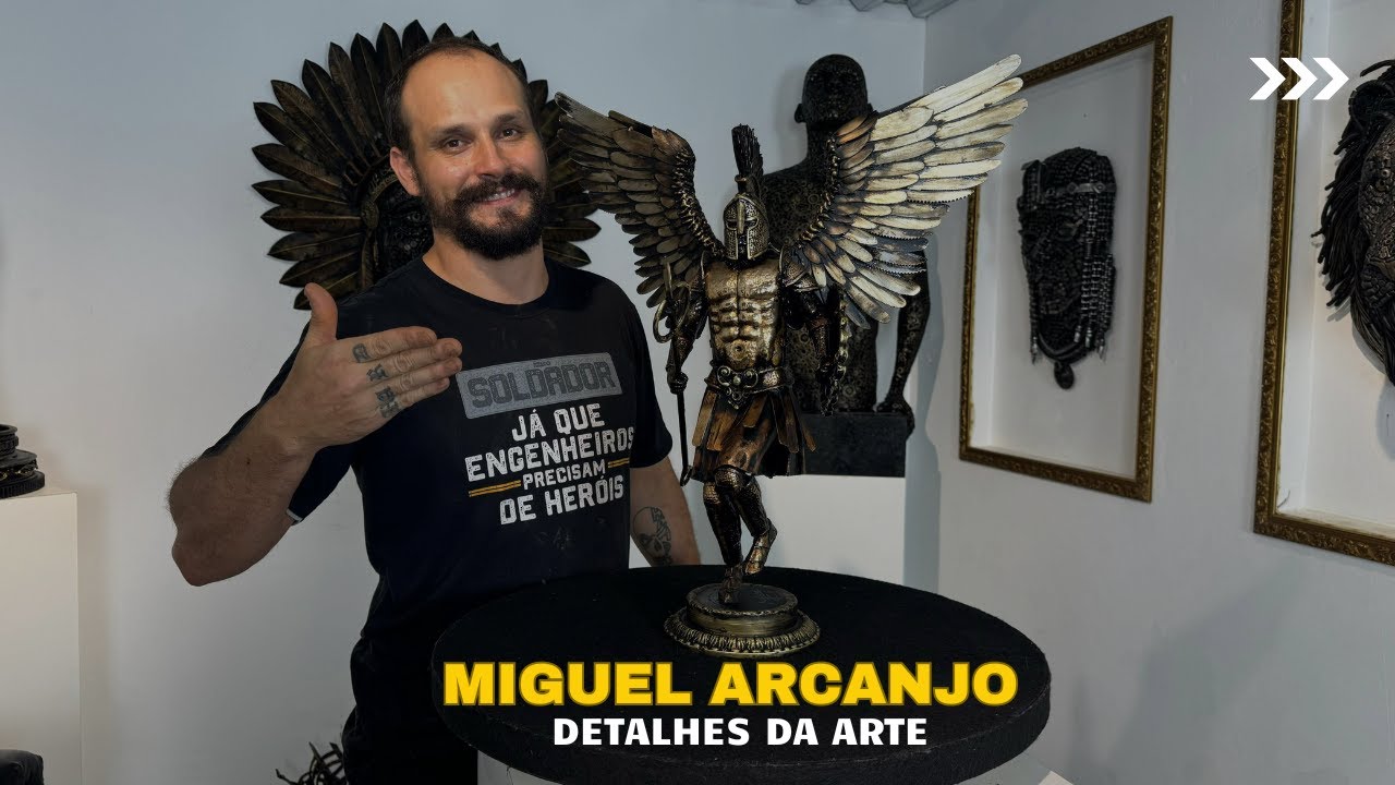 FIZ UM ARCANJO MIGUEL DE SUCATA!