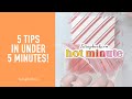 5 Tips in 5 Minutes! | Scrapbook.com Hot Minute