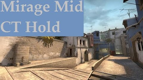 CSGO JustChris Strats: My Mirage CT Mid Hold