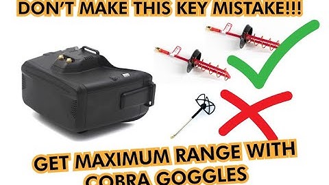 Unlock Amazing FPV Range! Don’t Make This Common Mistake With The Skyzone Cobra Goggles!