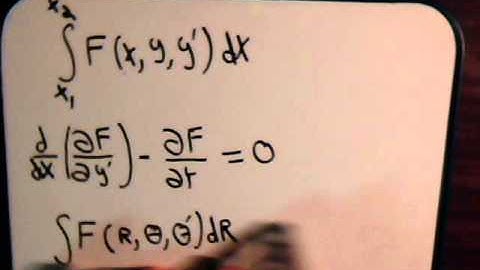 Analytical Mechanics Video #3: Euler Equation - General Expressions