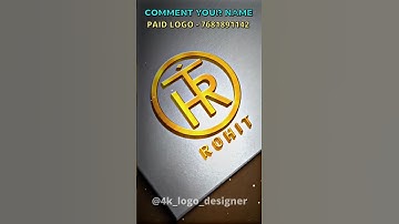 Rohit name brand logo design 💯🔥🔥#logo #namelogo #viral #shorts