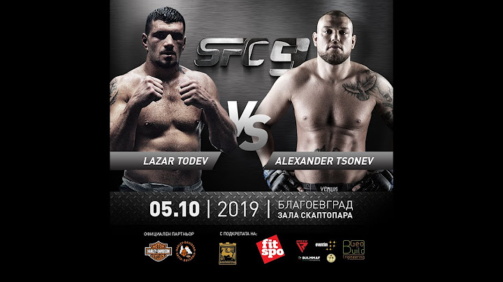 SFC 9 Fast and Fury Lazar Todev vs Aleksander Tsonev