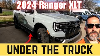 2024 Ford Ranger XLT, Dealer kicked me out of Truck! A look under the truck...