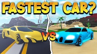 Nero Vs Fury Racing The Two Fastest Supercars Roblox Mad City