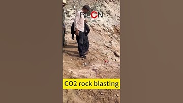 New Mining Technology CO2 Rock Blast System  #rockblasting #co2rockblasting #co2blasting