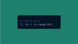 Python LIST COMPREHENSIONS! 🔥👨‍💻 #shorts