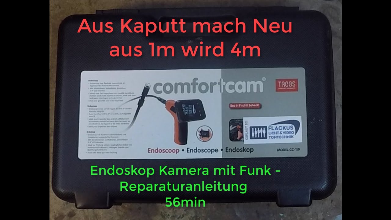 Inspektionskamera Silverline 2m flexible Verlängerung für Video Endoskop 199374