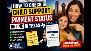 How to check child support payment status online in Texas