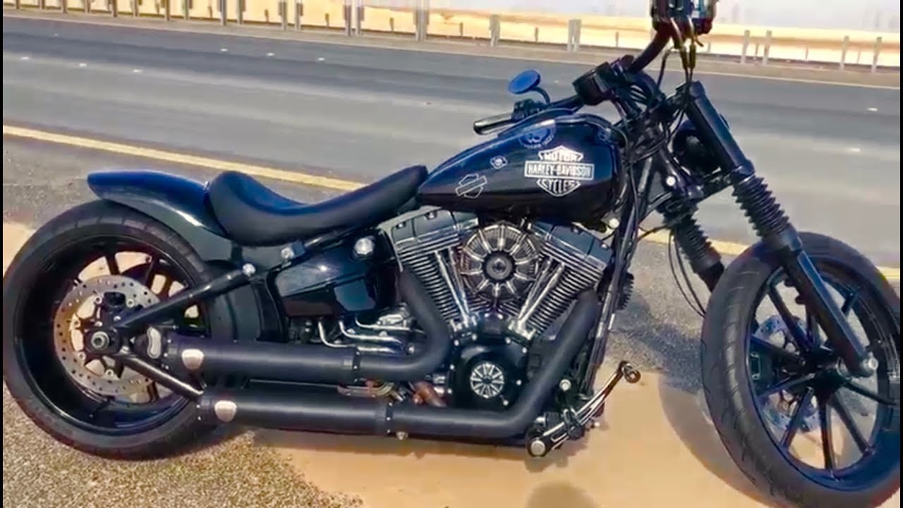 HarleyDavidson FXSB Breakout Custom (Abdulaziz from Kuwait 🇰🇼 YouTube