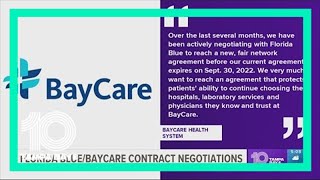 Florida Blue Insurance and BayCare have a month to figure out a contract