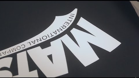 How to Print Stretch White 301 on Black Cotton and Polyester(w/ Underbase)