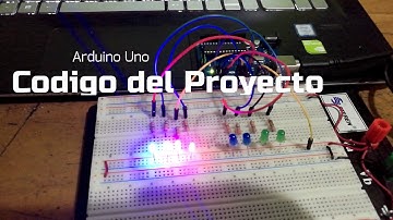 Contador Binario  de 0 A 15 en Arduino