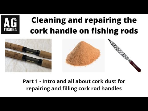 Pt 1 - Cork handle repair on a fishing rod - Intro and collecting