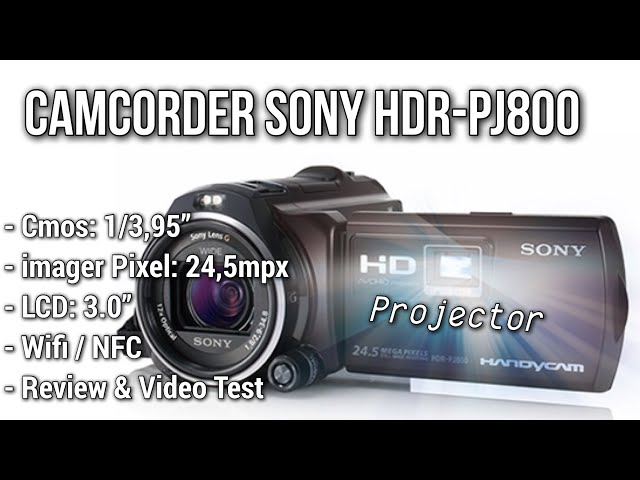 Camcorder SONY HDR-PJ800 | Video Test | Reveiw - YouTube