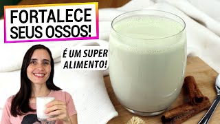 ESTE LEITE VEGETAL DESCONHECIDO FORTALECE SEUS OSSOS! RICO EM MAGNÉSIO, É UM SUPER ALIMENTO!