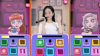Who Is The Best ? Karaoke Contest With Angela - My Talking Angela 2 in Real Life P11