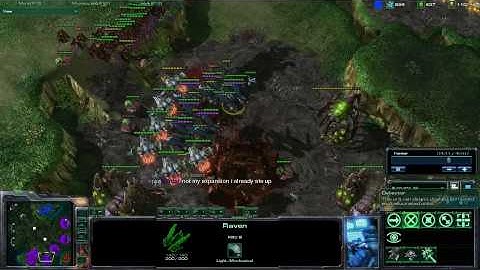 Hunter Seeker Missile Steam Rolls 60+ Mutalisks