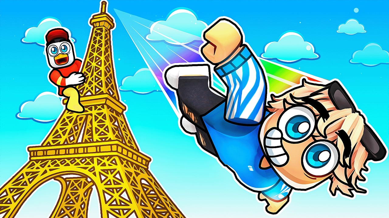 Roblox, KLETTERN und vom TURM SPRINGEN!