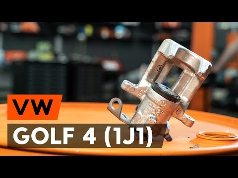 Как заменить задний тормозной суппорт VW GOLF 4 (1J1) [ВИДЕОУРОК AUTODOC]