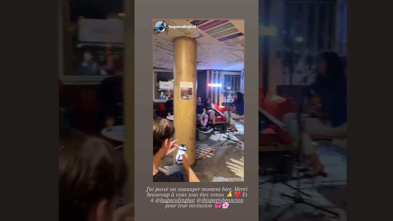 Concert At Ibis Brancion Thank You For Coming Philcollins Cantstoplovingyou Livemusic