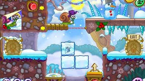 Snail Bob 6 levels 6-10 walkthrough all 3 stars collected in each level