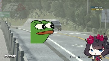 Getting into Top 10 because of a viewer | Initial Unity Akagi Downhill 3:42.173