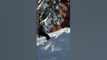 How to do a 360 on skis. #freestyle #tahoesouth