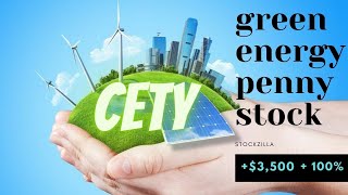 CETY: Under The Radar GREEN ENERGY Penny Stock OTC !!!