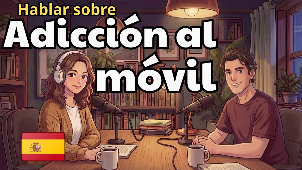 Talking About Phone Addiction in Spanish | Easy Spanish Podcast for Beginners