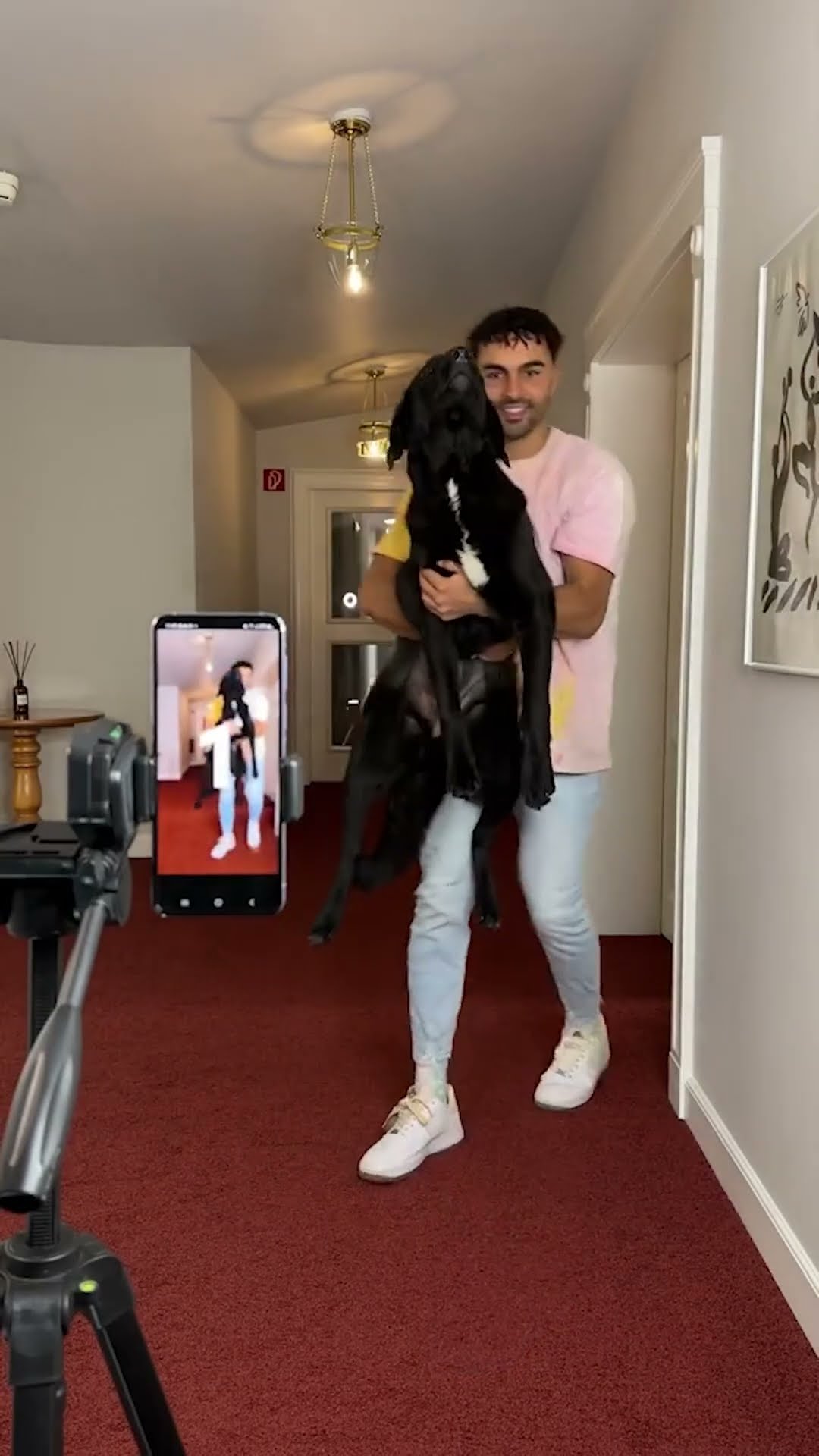 Behind the scenes