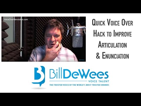 Quick Voice Over Hack to Improve Articulation & Enunciation