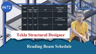 Beam Column Layout in Tekla Structural Designer | Generate Drawing in Tekla| Beam Schedule in  Tekla