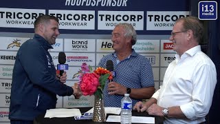 Danny Albrecht de nieuwe coach van Tilburg Trappers heeft zijn eerste training achter de rug.