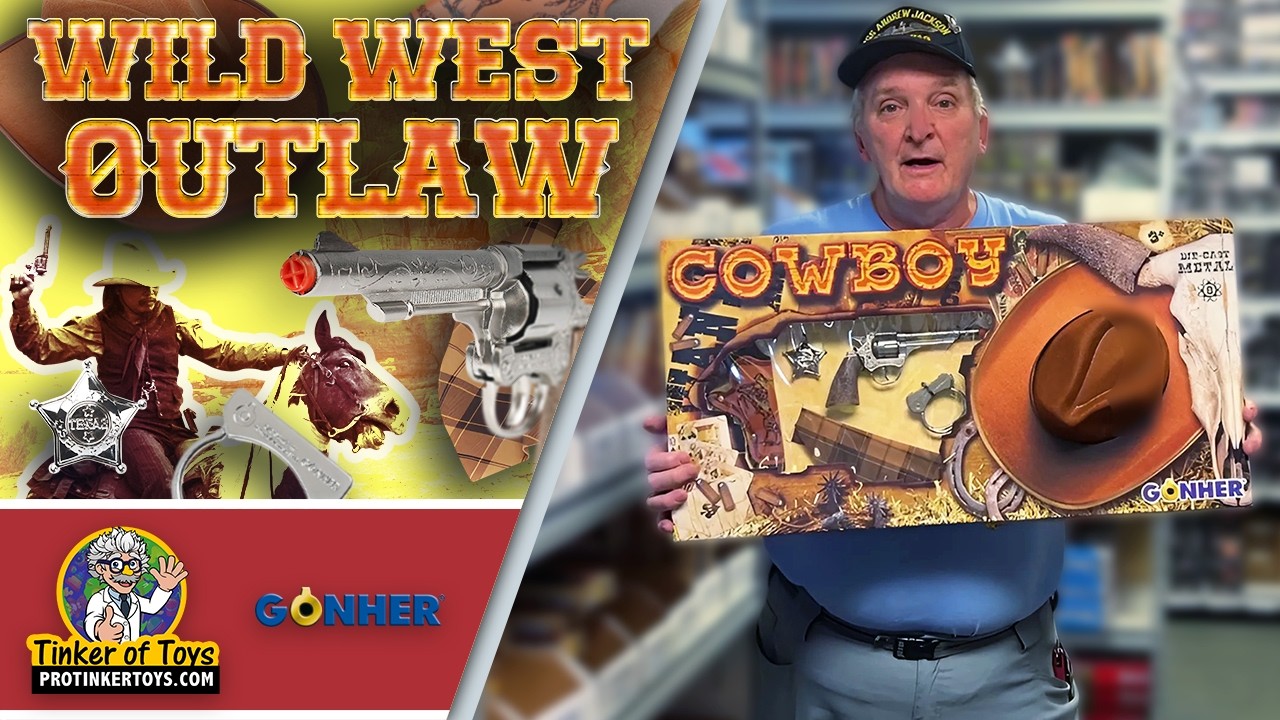 Cowboy Wild West Die-Cast Holster & Belt Review | Bryan Shows Off Gonher’s Western Gear!