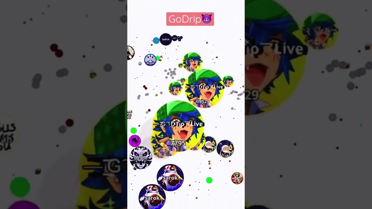 Live Stream vs Live Stream 😌😈 Agar.io Mobile