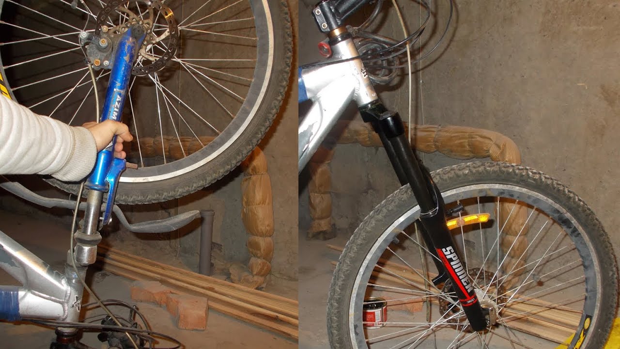 Замена вилки велосипеда инструкция