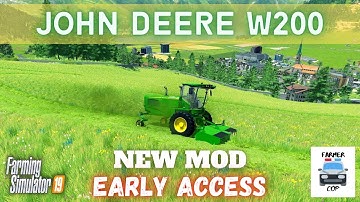 EARLY ACCESS - John Deere W200 Series Mower - Farming Simulator 19