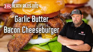 Garlic Butter Bacon Cheeseburger | Golden's Cast Iron Cooker | Heath Riles