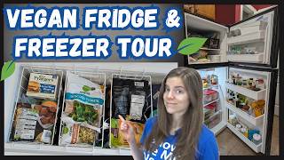Vegan Fridge and Freezer Tour - Kitchen Tour Part 2