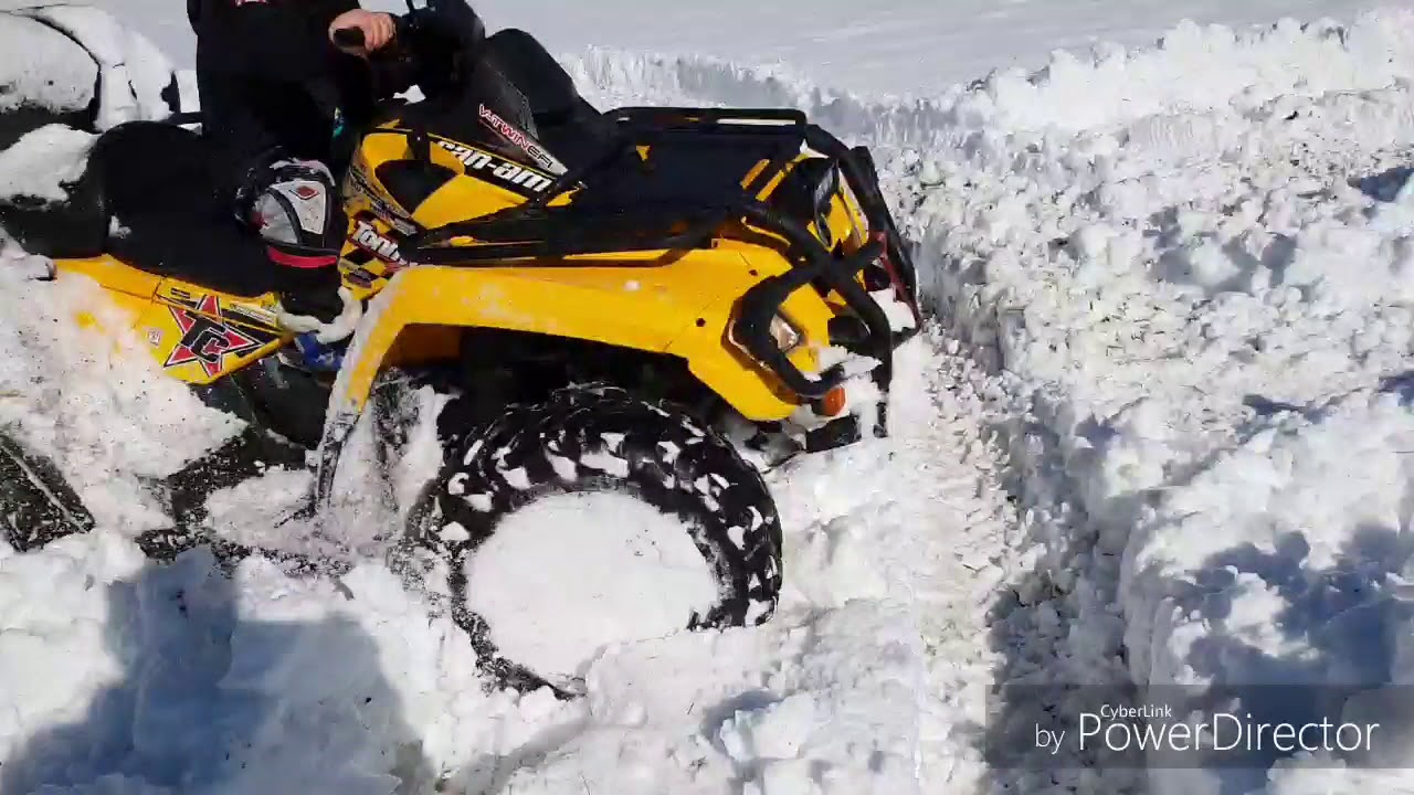 QUAD CAN AM 800 NEIGE👌👌 YouTube