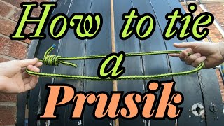 How to tie a Prusik Knot  | Arborists Knots by Tpott's Trees 299 views 1 month ago 1 minute, 39 seconds