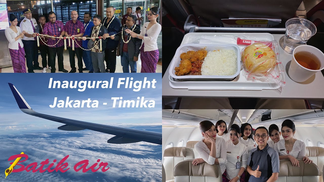 Rute Baru BATIK AIR dari Jakarta LANGSUNG ke Timika | ID6186