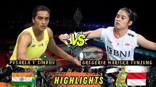 Badminton Pusarla V Sindhu vs Gregoria Mariska Women's Singles