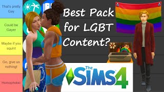 Ranking Every Sims 4 Pack on LGBTQ+ Representation 🏳️‍🌈